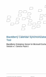 Blackberry Calendar Synchronization Tool Manuale