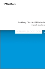 Blackberry CLIENT FOR IBM LOTUS QUICKR - DOMINO Kullanıcı Kılavuzu