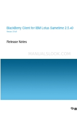 Blackberry CLIENT FOR IBM LOTUS SAMETIME 2.5.40 - S Freigabemitteilung