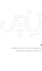 Blackberry CLIENT FOR NOVELL GROUPWISE MESSENGER Manuale d'uso