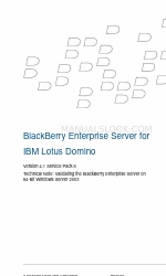 Blackberry Enterprise Server 4.1 Manuel