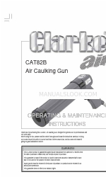 Clarke CAT82B Betriebs- und Wartungsanleitung