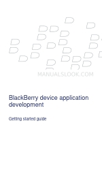 Blackberry JAVA DEVELOPMENT ENVIRONMENT Manuel de démarrage