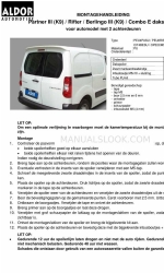 Aldor Automotive OPE2RISU Instrucciones de montaje