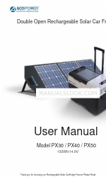 ACOPOWER PX30 Manuale d'uso