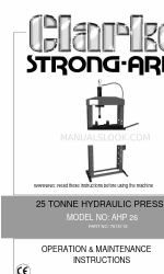 Clarke Strong-Arm AHP 26 Operation & Maintenance Instructions Manual