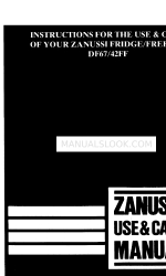 Zanussi 42FF Manual de instruções de utilização e manutenção