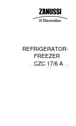 Zanussi CZC 17/6 A Talimat Kitapçığı