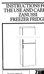 Zanussi DF36/45 Instructions For Use Manual