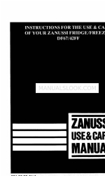 Zanussi DF67/42FF Instrucciones de uso y cuidado