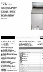 Zanussi Saladette PTR259 Specifications