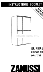 Zanussi Super Chill DF177/3T Folheto de instruções