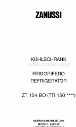 Zanussi TTI 150 Buku Instruksi