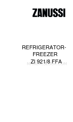 Zanussi Z1921/8 FFA Livret d'instructions