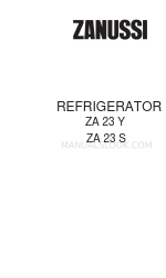 Zanussi ZA 23 Y Livret d'instructions