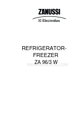 Zanussi ZA 96/3 W Instruction Booklet