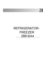 Zanussi ZBB 6244 Instruction Booklet