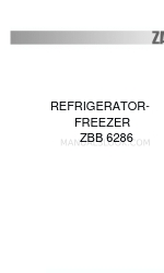 Zanussi ZBB 6286 Instruction Booklet