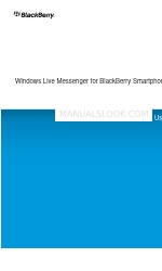 Blackberry WINDOWS LIVE MESSENGER - LEARN MORE Benutzerhandbuch