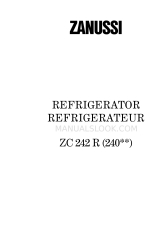 Zanussi ZC 242 R Instruction Book