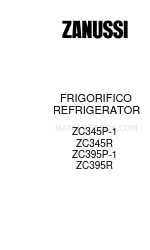 Zanussi ZC345P-1 Instruction Booklet