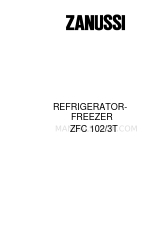 Zanussi ZFC 102/3T Instruction Booklet