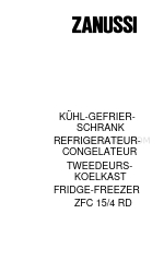 Zanussi ZFC 15/4 RD Livret d'instructions