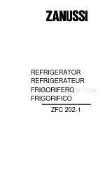 Zanussi ZFC 252-1 지침 책자