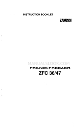 Zanussi ZFC 47 Instruction Booklet