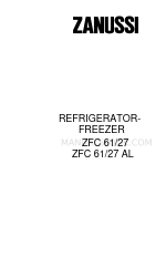 Zanussi ZFC 61/27 Instruction Booklet