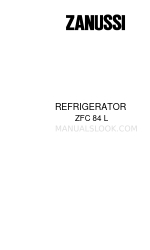 Zanussi ZFC 84 L Instruction Booklet