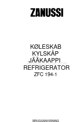 Zanussi ZFC194-1 Instruction Booklet