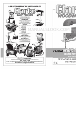 Clarke Woodworker 6462030 Operating & Maintenance Instructions