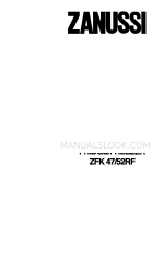 Zanussi ZFK 52RF Manual de instruções de utilização