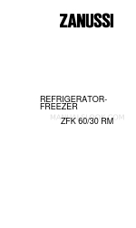 Zanussi ZFK 60/30 RM Instruction Booklet