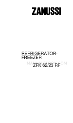 Zanussi ZFK 62/23 RF Instruction Booklet