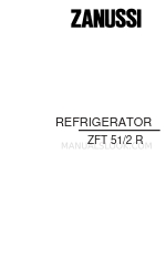 Zanussi ZFT 51/2 R Buklet Instruksi