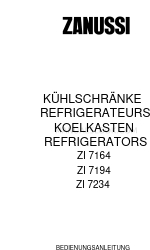 Zanussi ZI 7164 Gebrauchsanweisung