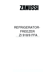 Zanussi ZI 918/9 FFA Instruction Booklet