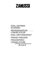 Zanussi ZK 20/8 R Instruction Booklet