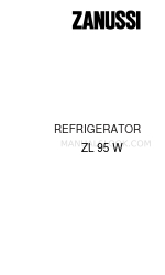 Zanussi ZL 95 W 取扱説明書