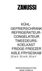 Zanussi ZO32S Instruction Booklet