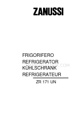 Zanussi ZR 171 UN Buklet Instruksi