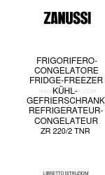 Zanussi ZR 220 Folheto de instruções