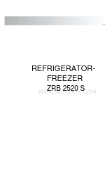 Zanussi ZRB 2520 S Instruction Booklet