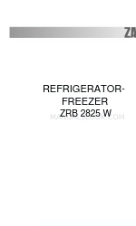 Zanussi ZRB 2825 W User Manual