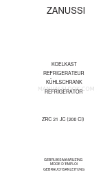 Zanussi ZRC 21 JC Instructieboek