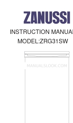 Zanussi ZRG31SW Manuale di istruzioni