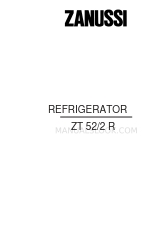 Zanussi ZT 2 R Instruction Booklet