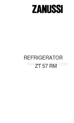 Zanussi ZT 57 RM Instructieboekje